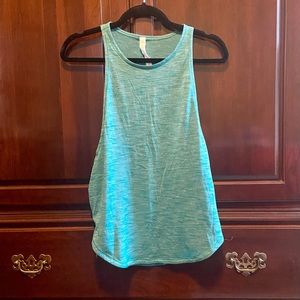 Lululemon teal tank top, size 8.